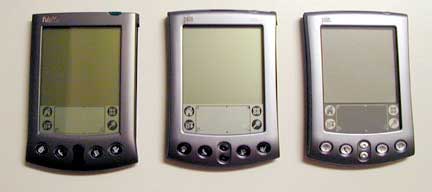 Слева направо: Palm Vx, m500 и m505